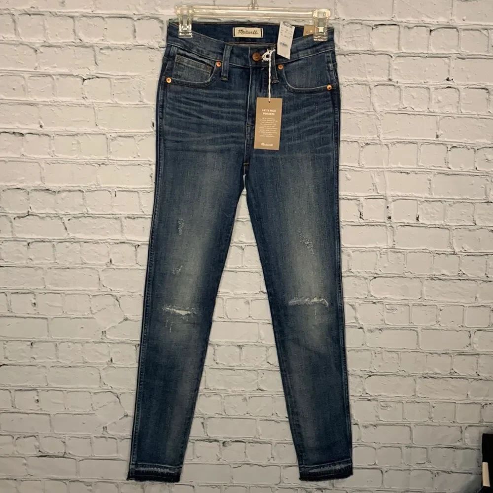 NWT Madewell high rise skinny jeans. Size 24